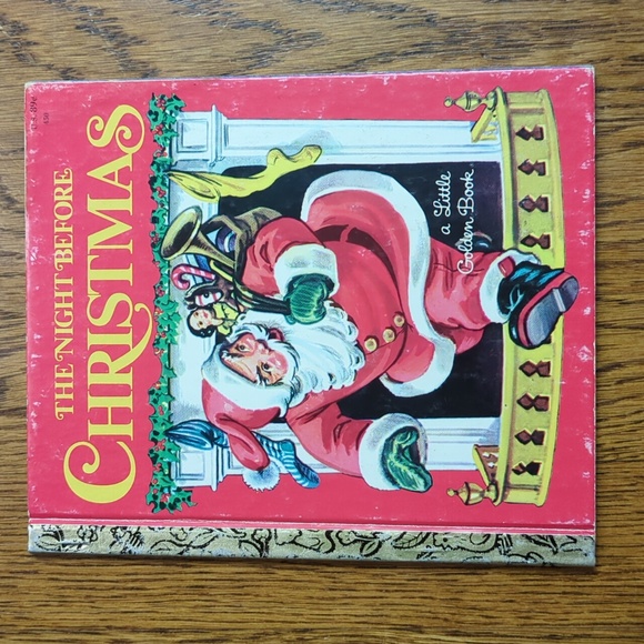 Little Golden Book | Other | Vintage 8s The Night Before Christmas A ...